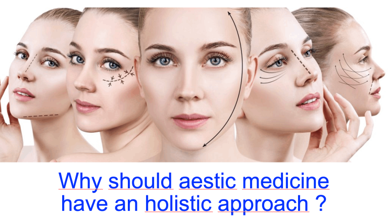 Why should aestic medicine have an holistic approach ? Société Royale Belge de Médecine Esthétique 10 octobre 2024